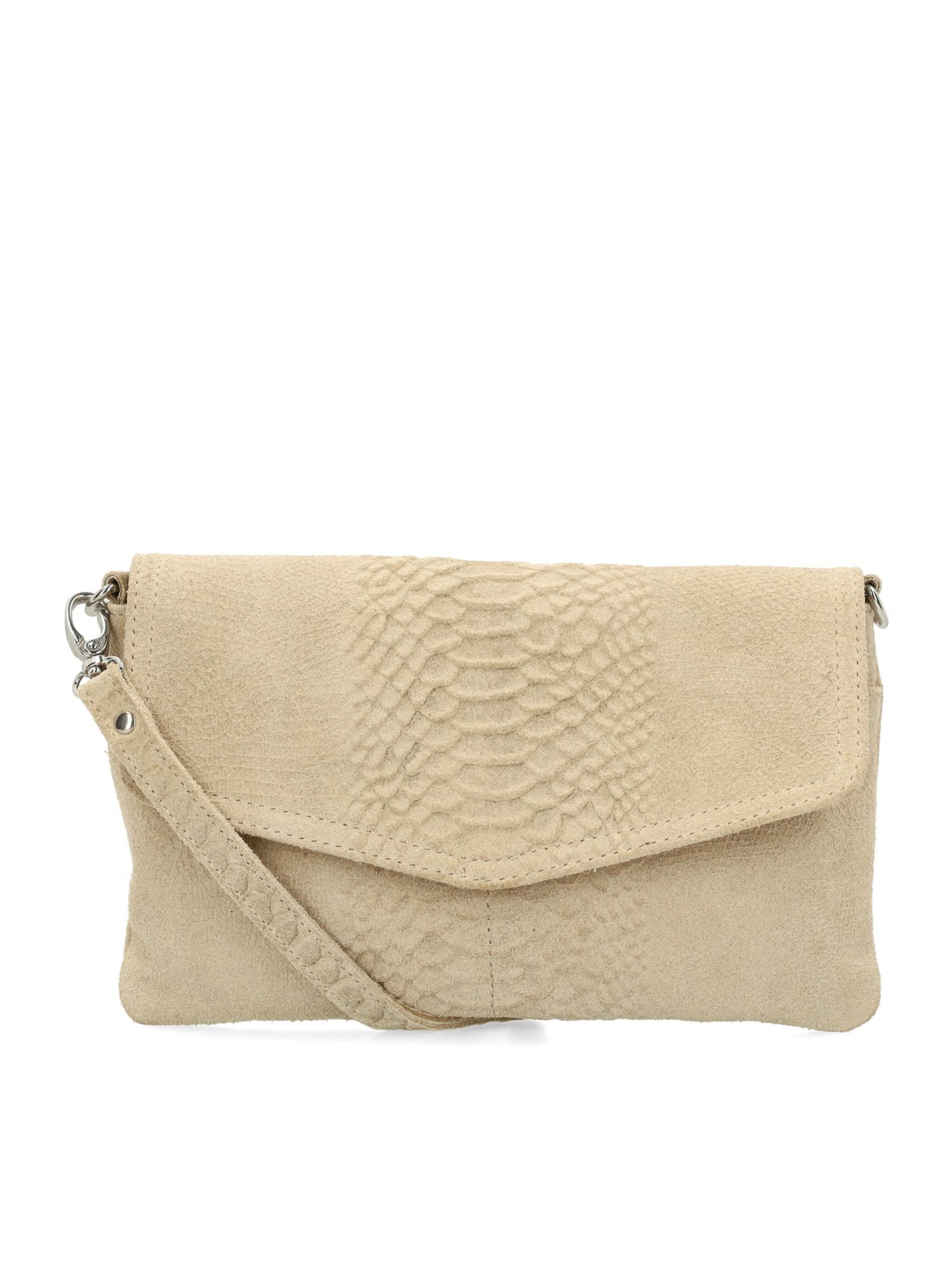 MANFIELD Clutch in Beige