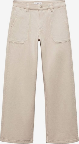 MANGO TEEN Jeans 'Utility' in Beige: predná strana