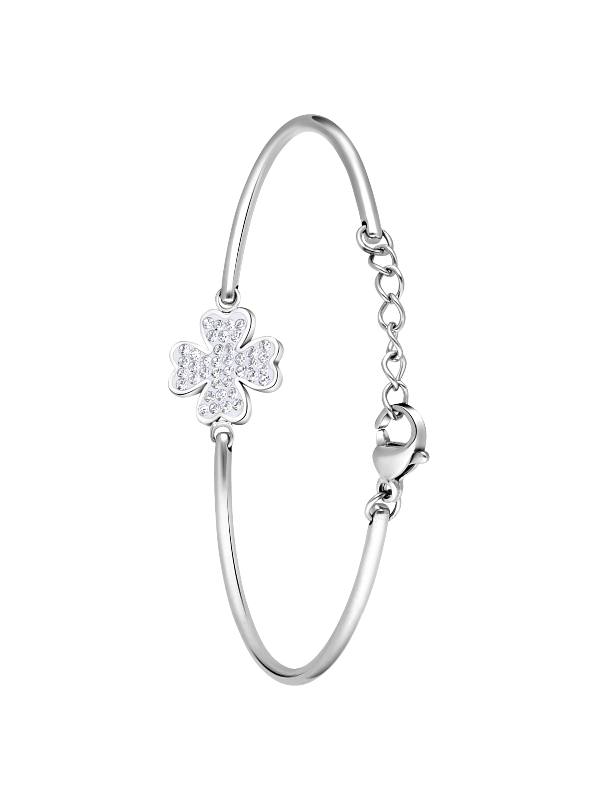 Lucardi Bracelet in Silver: front