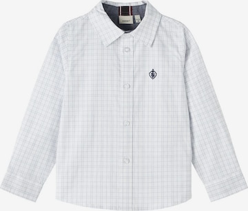 NAME IT Button Up Shirt in White: front