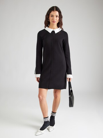 Robes en maille '261-RMPAOLA' Morgan en noir : devant