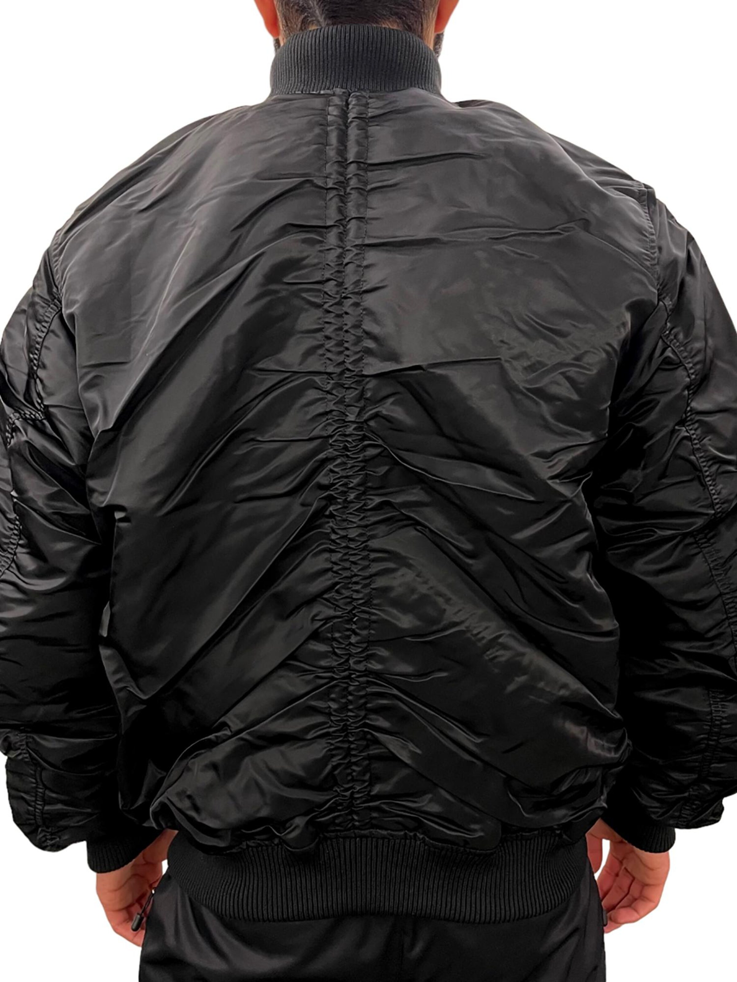 ALPHA INDUSTRIES Between-Season Jacket 'MA-1 OS' in Black