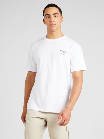 T-Shirt Tommy Jeans en blanc : devant