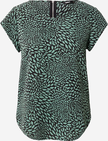 ONLY - Blusa en verde: frente