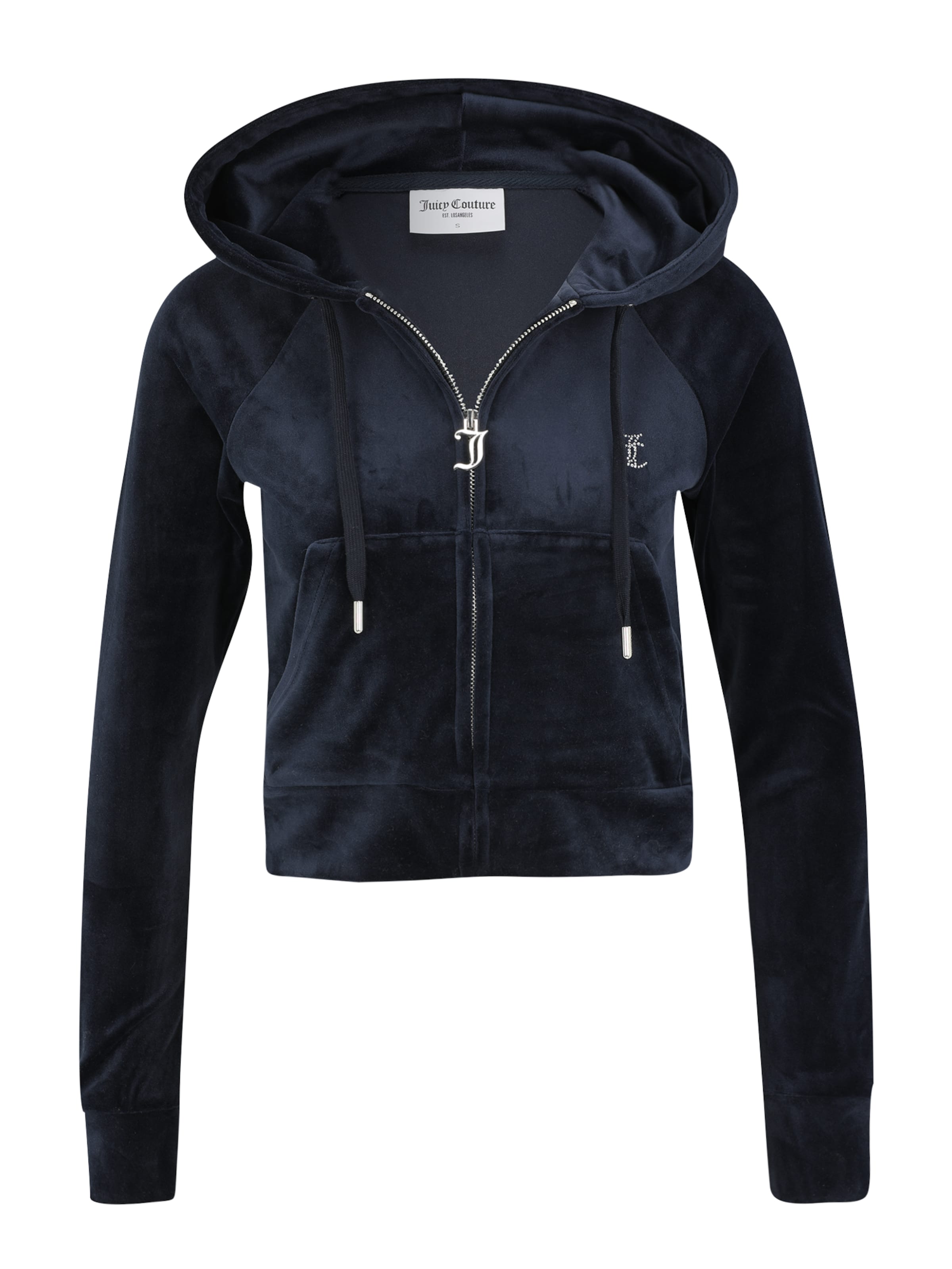 Juicy Couture Petite Ζακέτα φούτερ 'MADISON' σε μπλε: μπροστά