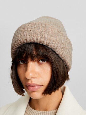 Bonnet Bershka en beige