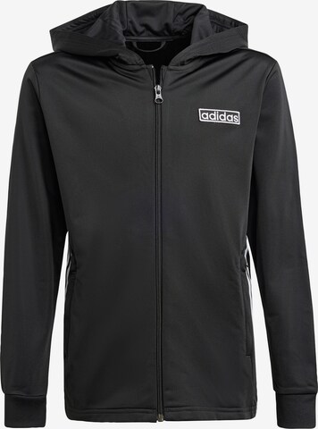 ADIDAS ORIGINALS Athletic Jacket 'Adibreak' in Black: front