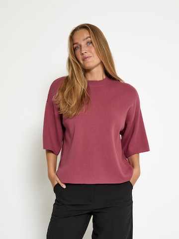 minus Sweatshirt 'Lupi' i rød: forside