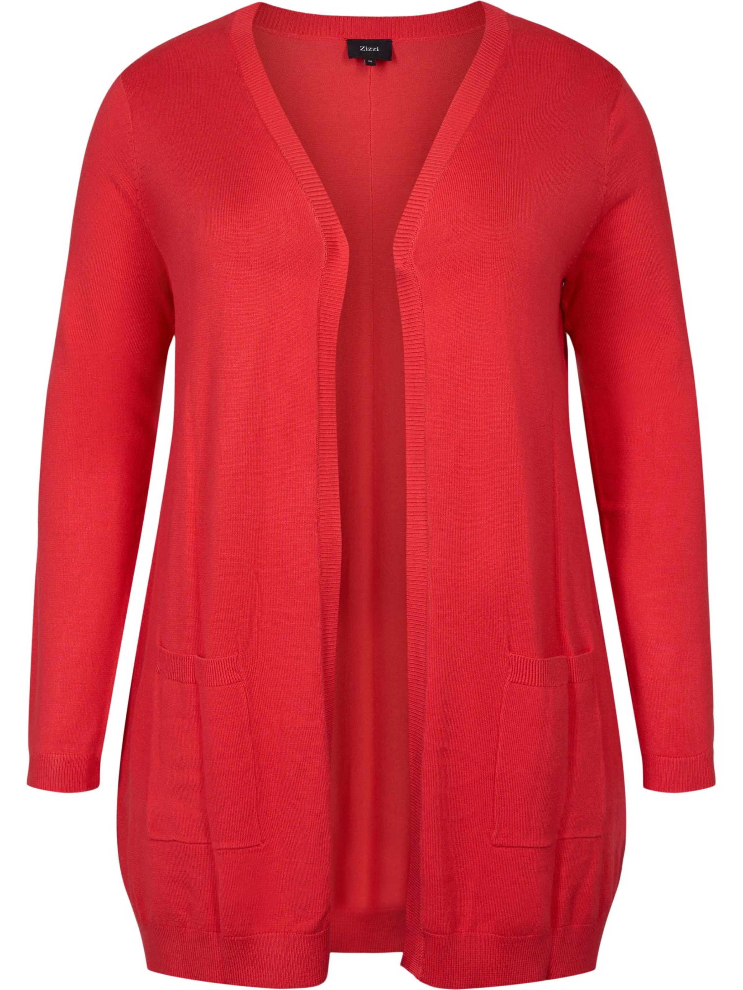 Cardigan 'MCARRIE' Zizzi en Rouge | ABOUT YOU