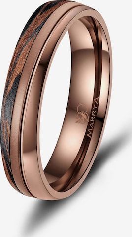 Anello 'MARRYA Ehering CB-01 Carbon-Bronze' di MARRYA in marrone: frontale
