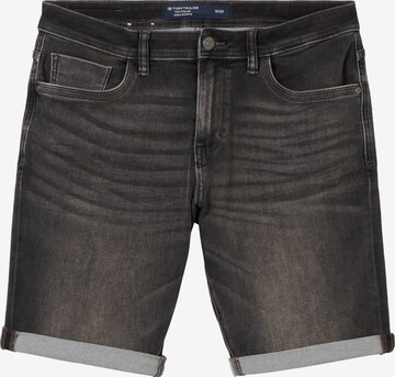 Slimfit Jeans 'Josh' de la TOM TAILOR pe negru: față