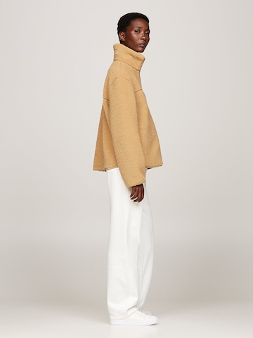 TOMMY HILFIGER Fleece jacket in Beige
