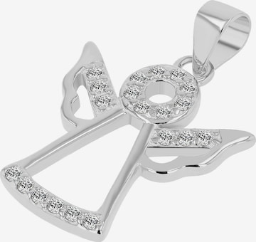 Akzent Pendant '"Eira" aus 925 Sterlingsilber, rhodiniert, langlebig' in Silver: front