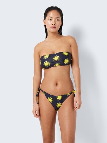 juoda Noisy may Bandeau Bikinio viršutinė dalis