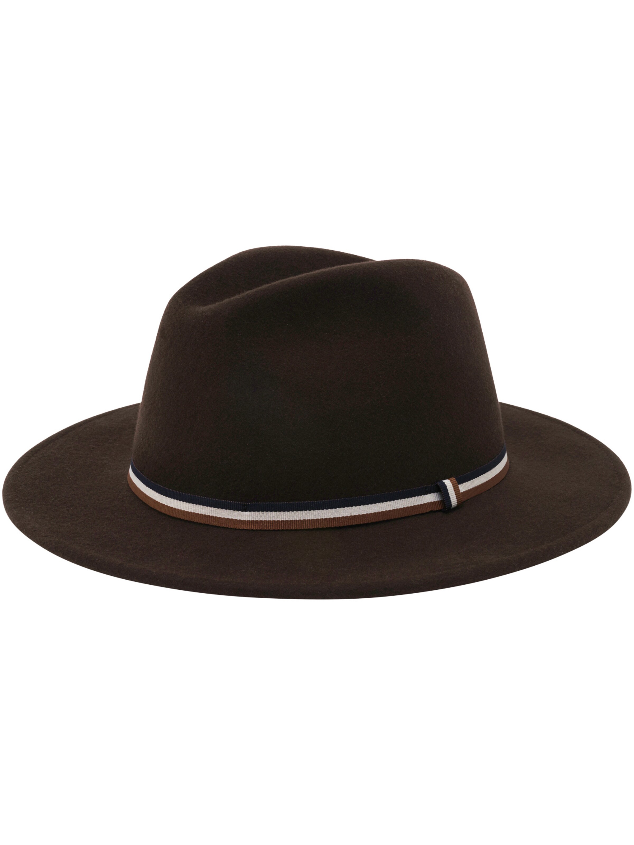 bugatti Hat in Brown: front