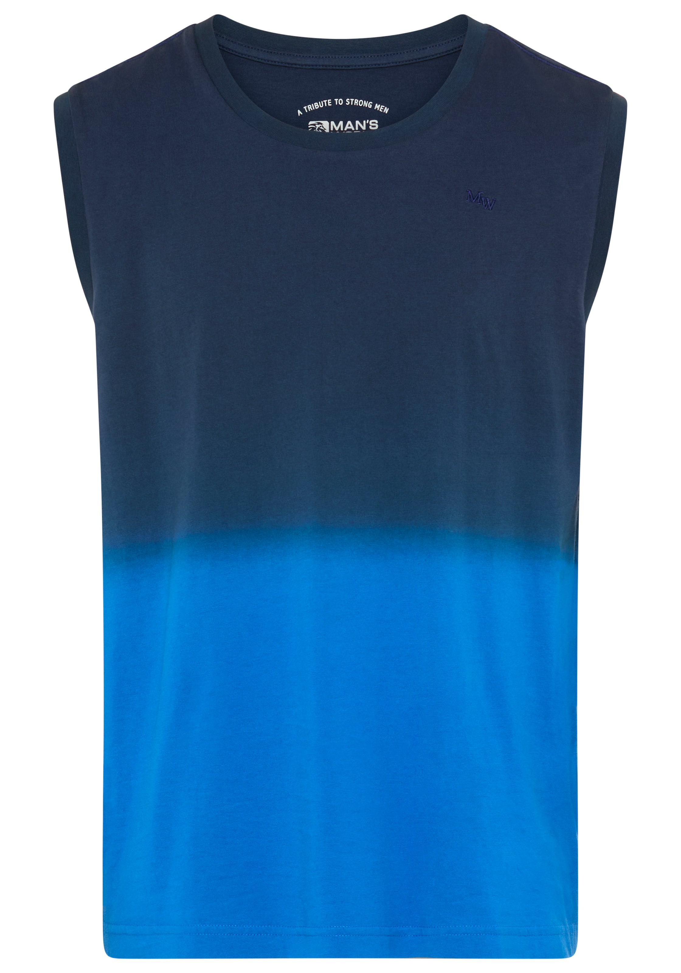 Man's World Shirt in Blau: Vorderseite