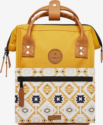 Cabaia Backpack in Yellow: front