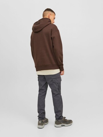 Coupe slim Pantalon cargo 'JJIMarco JJJoe' JACK & JONES en gris