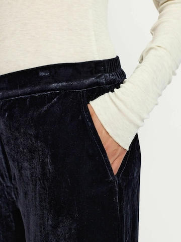 Soft Rebels Wide leg Broek 'SRSolana' in Blauw