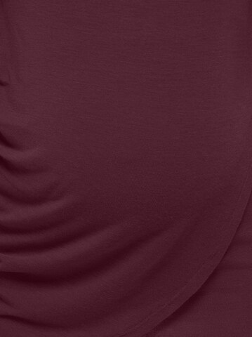 Only Maternity Shirt 'OLMLAMOUR' in Rood