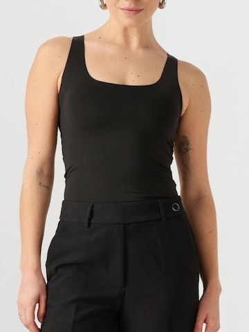 Coster Copenhagen - Top ' VIDA ' en negro: frente