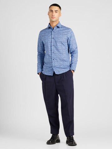 regular Pantaloni con pieghe di Studio Seidensticker in blu