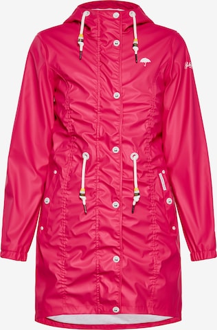 Schmuddelwedda Raincoat in Pink: front