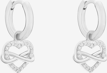 Boucles d'oreilles s.Oliver en argent : devant