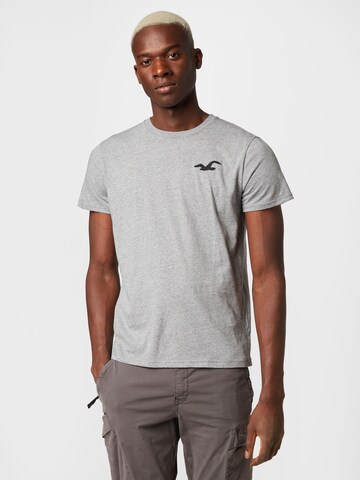 T-Shirt HOLLISTER en gris : devant