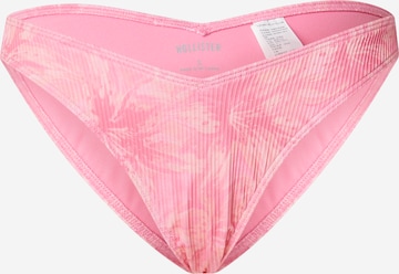 HOLLISTER Spodní díl plavek – pink: přední strana