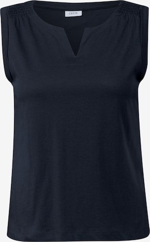CECIL Top in Blau: Vorderseite