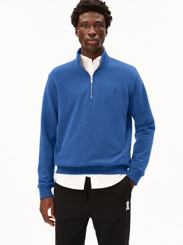 ARMEDANGELS Sweatshirt in Blue: front