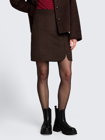 TOM TAILOR Rok in Bruin: voorkant