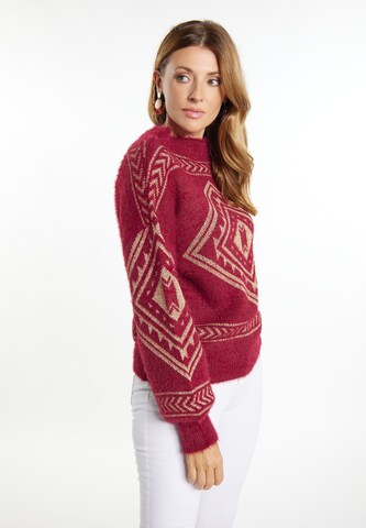 usha FESTIVAL Sweater in Red: front