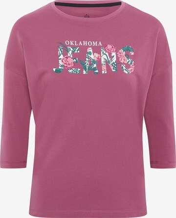Oklahoma Jeans Shirt in Lila: predná strana
