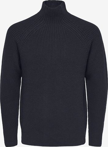 Pull-over SELECTED HOMME en bleu : devant