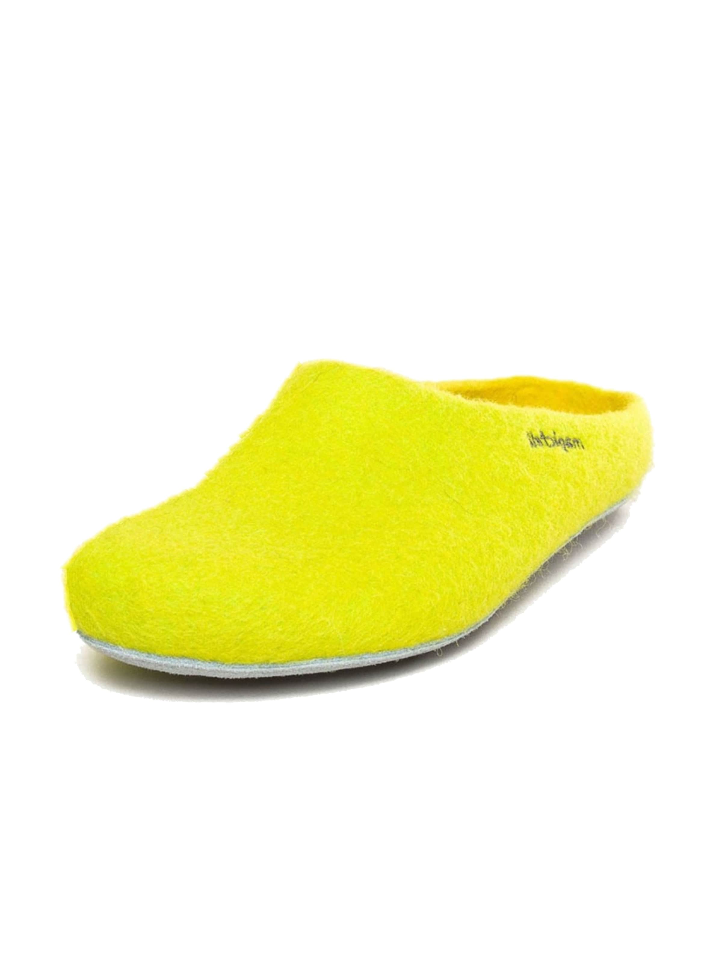 MagicFelt Slippers 'Filzpantoffel AP 701' in Yellow: front