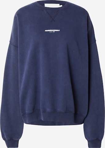 ARMEDANGELS - Sweatshirt em azul: frente