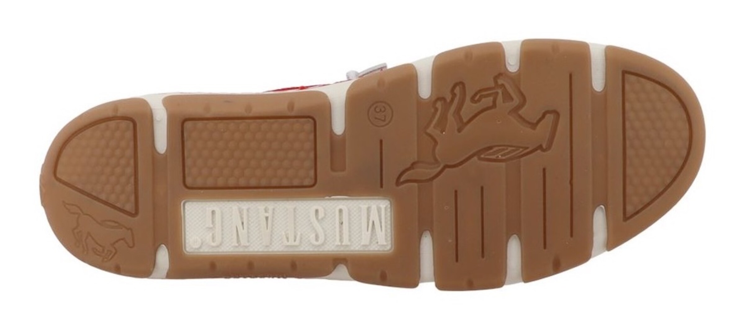 MUSTANG Slip-Ons in Red