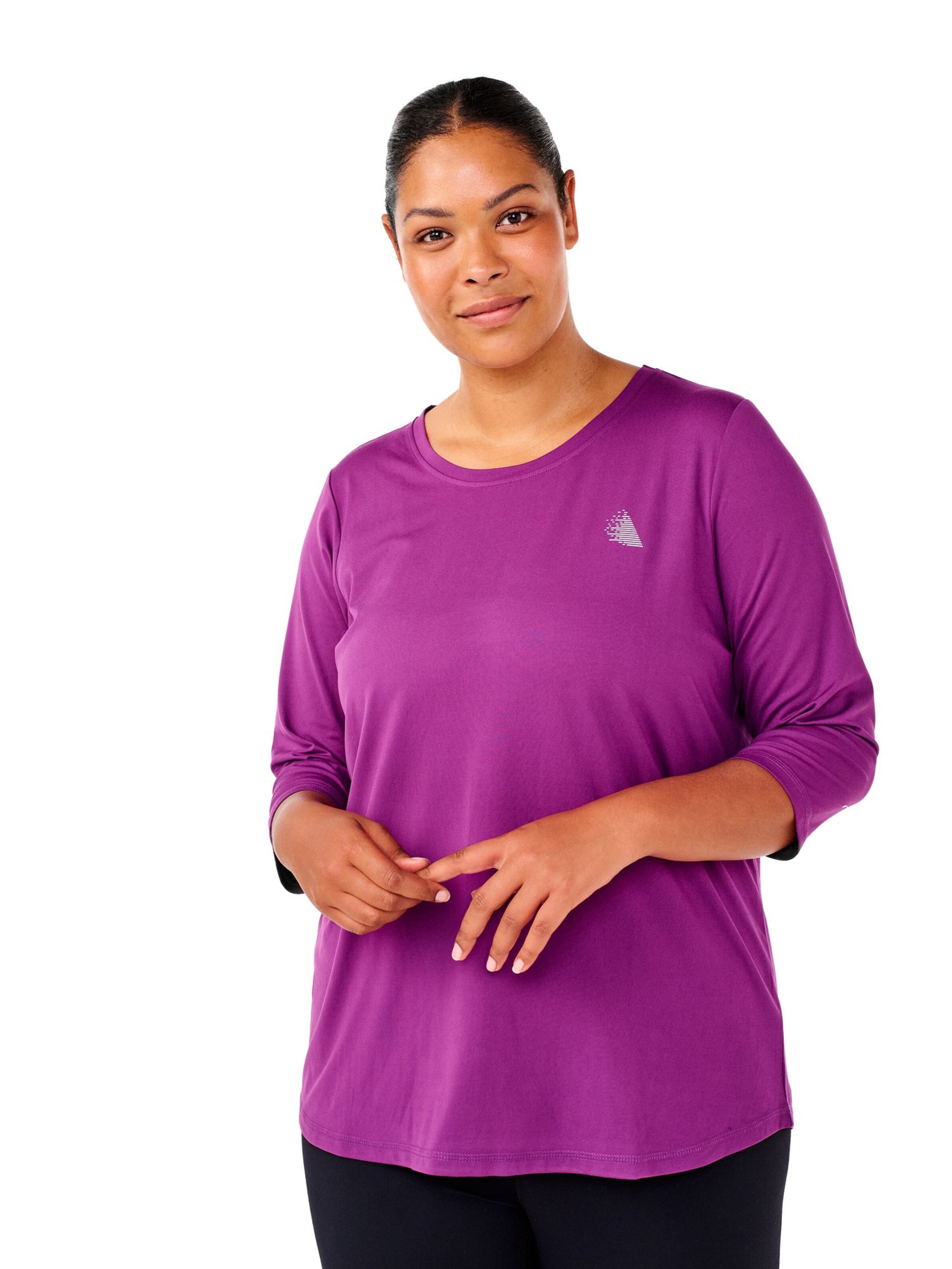 Active by ZizziTehnička sportska majica - ljubičasta boja: prednji dio