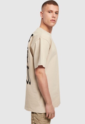T-Shirt 'Hustle Loyalty Respect' 2Y Studios en beige