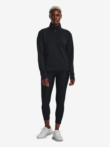 UNDER ARMOUR Athletic Sweatshirt in Black