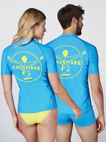 CHIEMSEE Regular fit Performance Shirt 'Awesome' in Blue