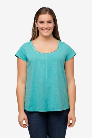 Ulla Popken Shirt in Blauw: voorkant