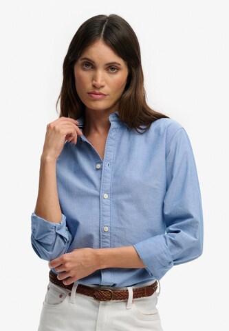 Chemisier Superdry & Co en bleu : devant