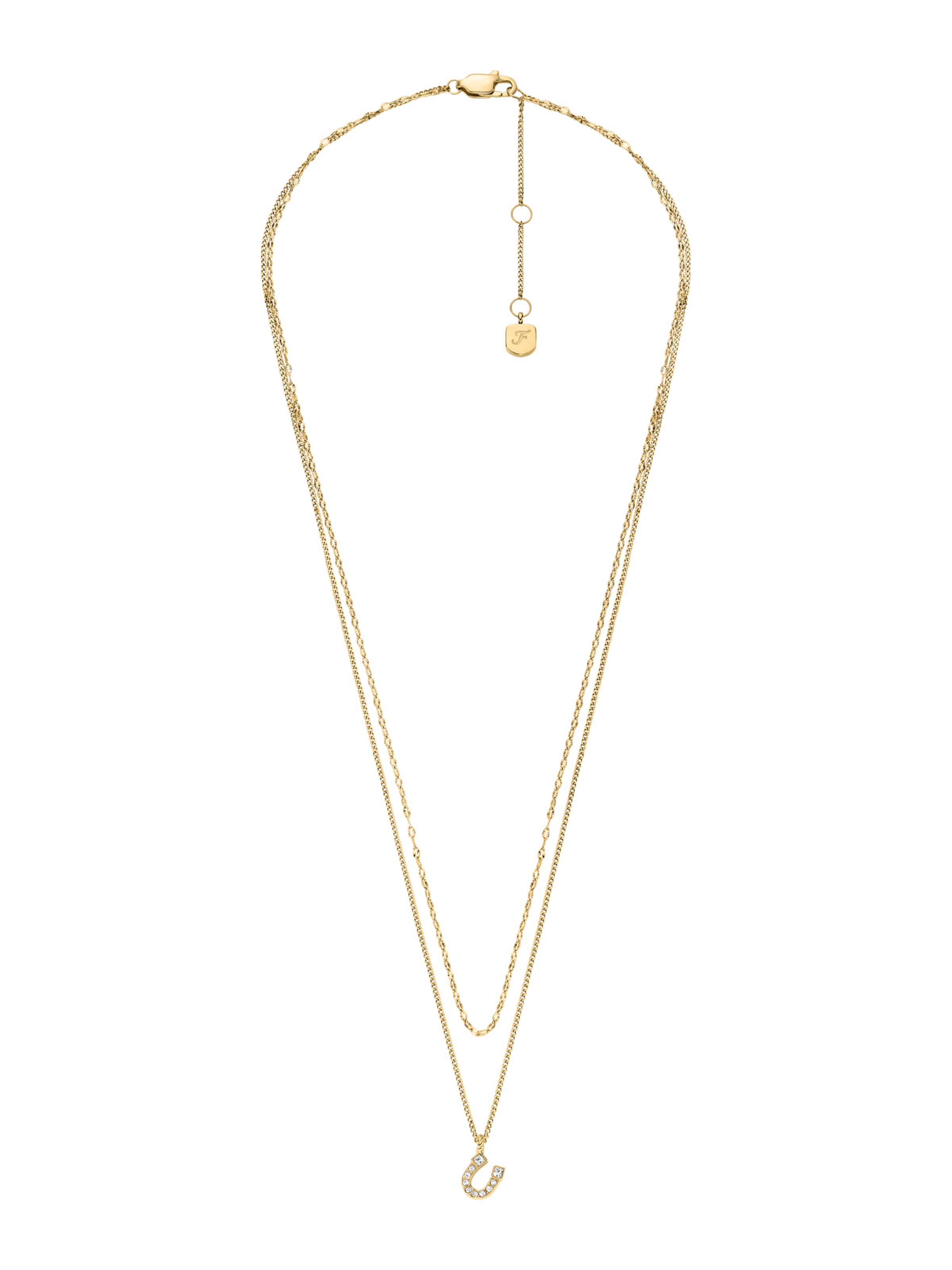 FOSSIL Retiazka 'Sutton' - Zlatá: predná strana