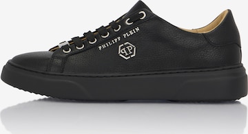 Baskets basses 'Hexagon' Philipp Plein en noir : devant