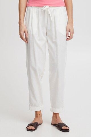 Regular Pantalon 'Maddie' Fransa en blanc : devant