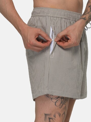 Shorts de bain 'Seersucker' Vercate en gris