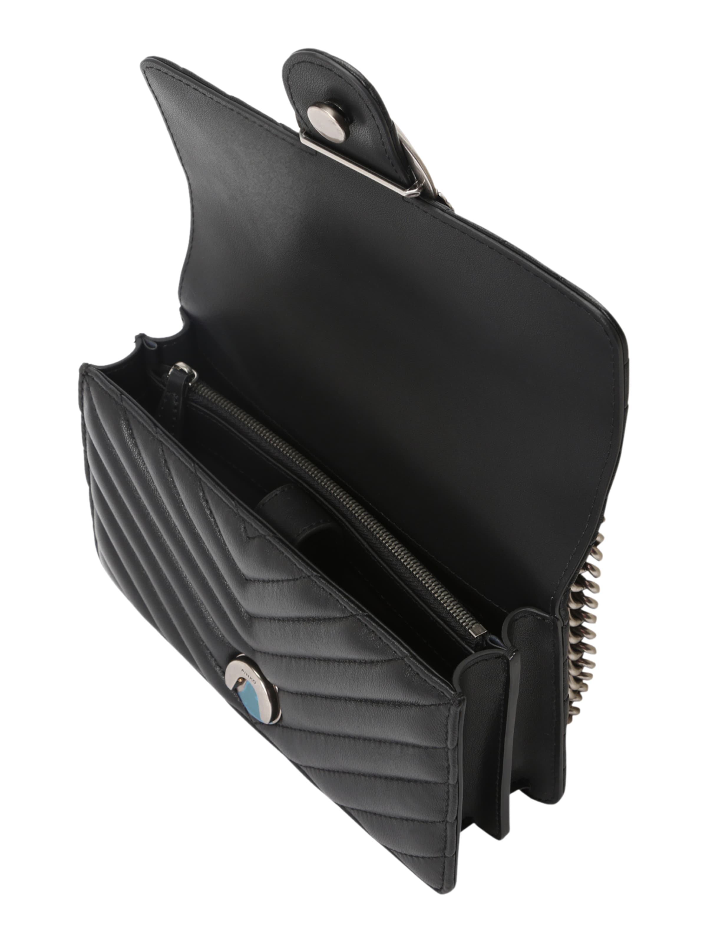 PINKO Skuldertaske 'Love One' i sort